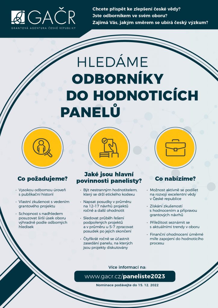 Nábor panelistů